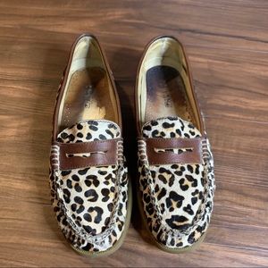 Sperry loafer cheetah print